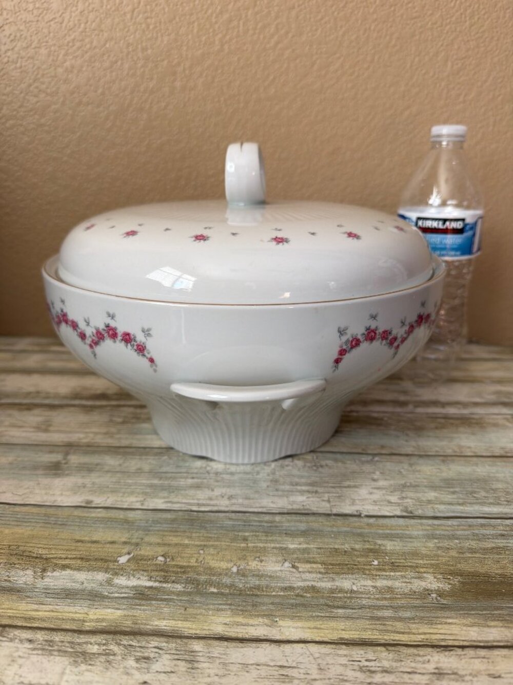 Vintage JLMenau Graf Von Henneberg Covered Porcelain Soup Tureen Bowl GDR - Picture 2 of 13